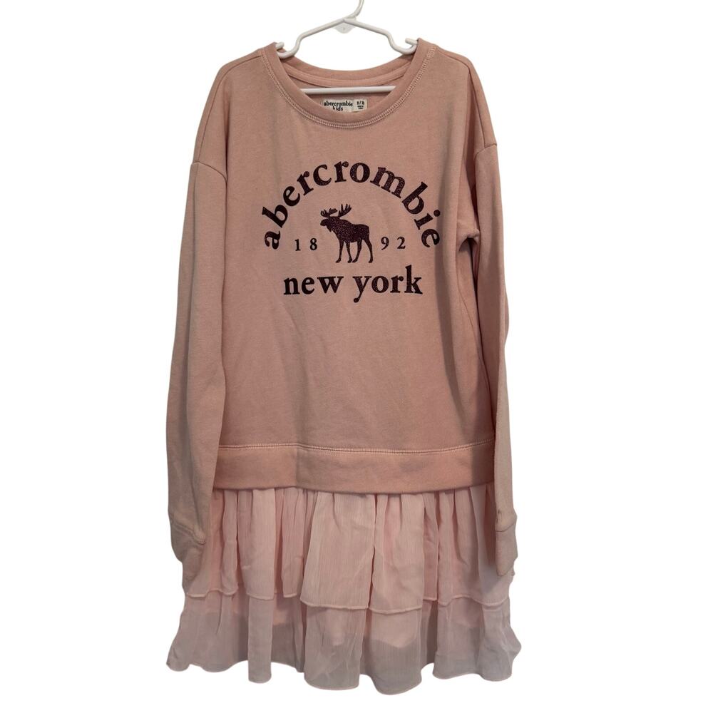 Abercrombie Kids Light Pink Sweatshirt Dress size 9/10